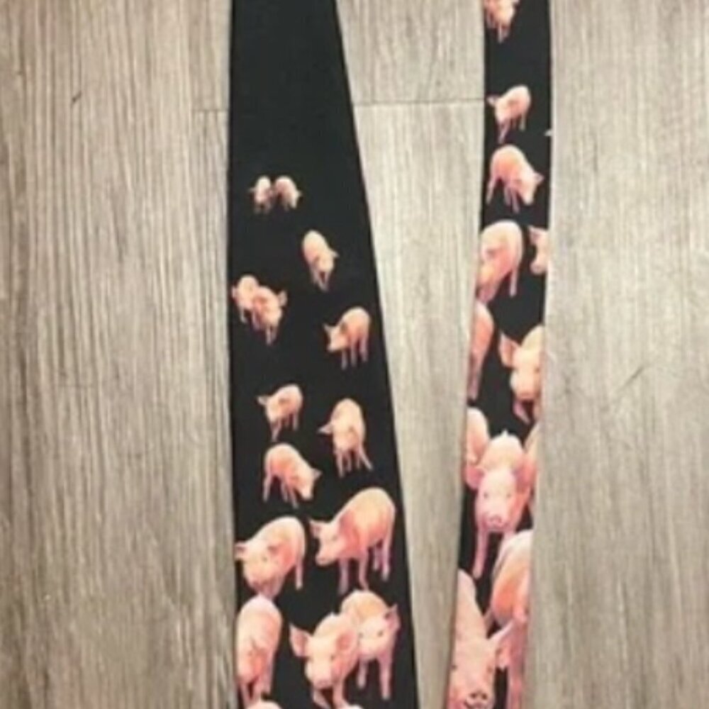 Ralph Marlin PIg Necktie - Picture 2 of 2